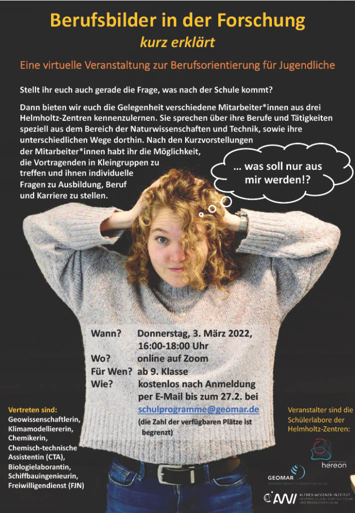 Mädchen macht sich Gedanken über ihre Zukunft