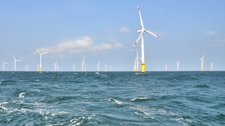 Windpark in der Nordsee (Foto: Bettina Rust / HZG)