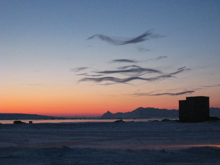 AWIPEV Ny Alesund sunset