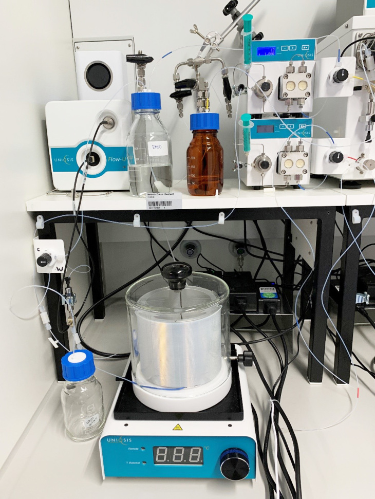 Foto: Hereon/Prokopios Georgopanos Mikrofluidikreaktor FlowLab