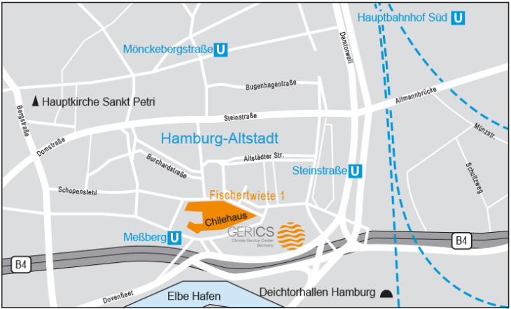 Lageplan GERICS